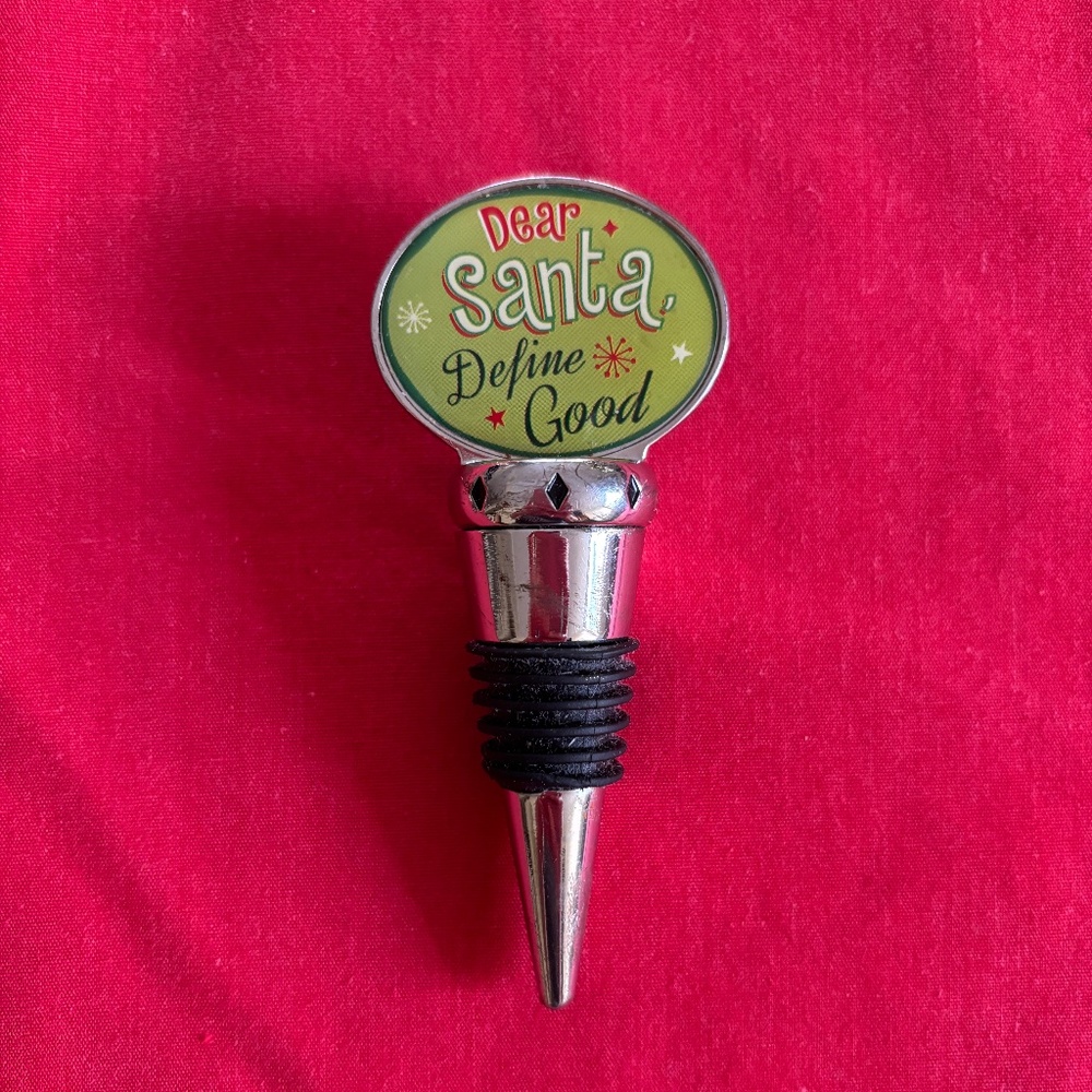 Christmas Wine Bottle Stopper
